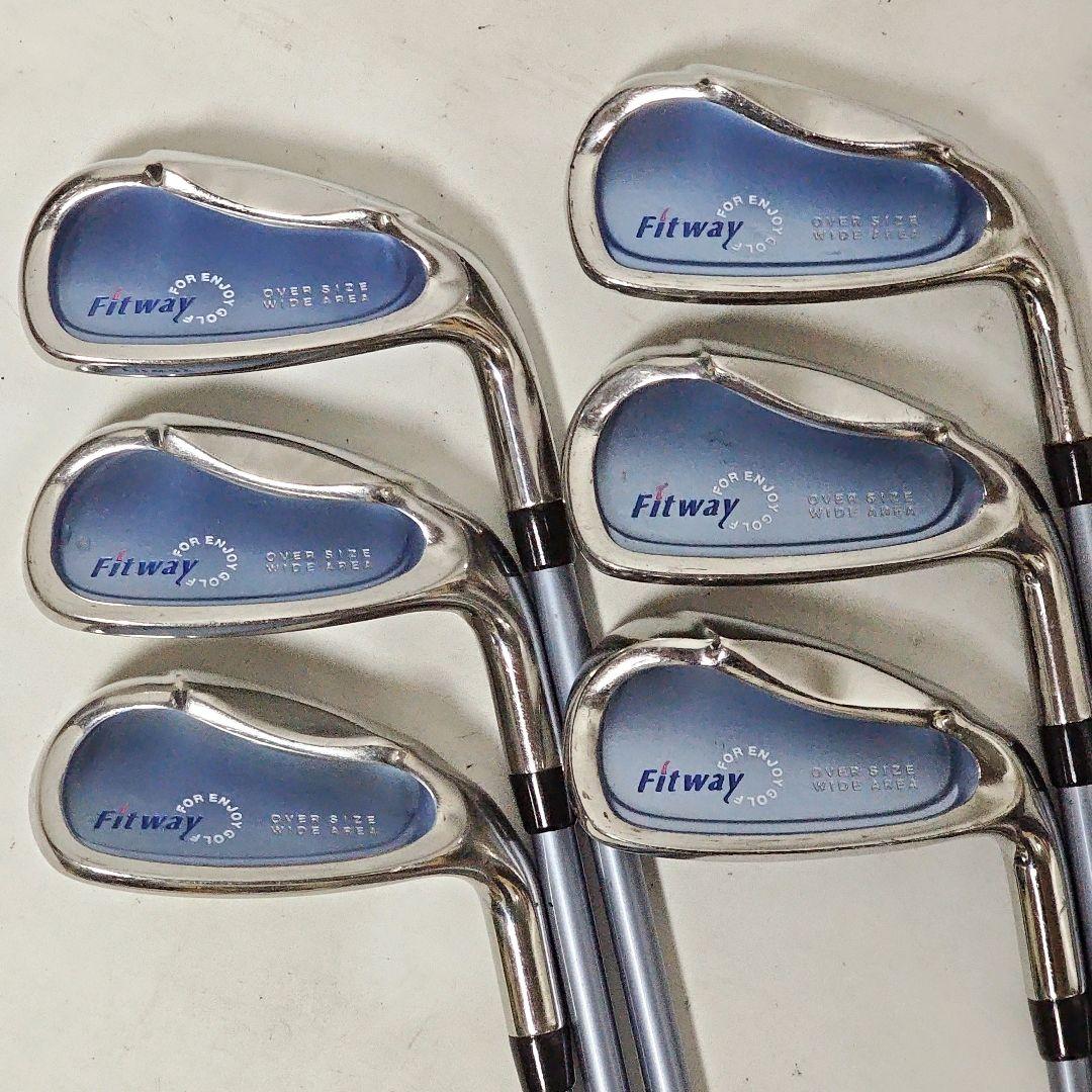レディース　右利き　初心者～　Fitway　フィットウェイ　ゴルフクラブセット