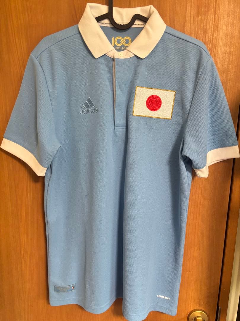 Mサイズ ★ アディダス サッカー日本代表 100周年 ユニフォーム ポロシャツ