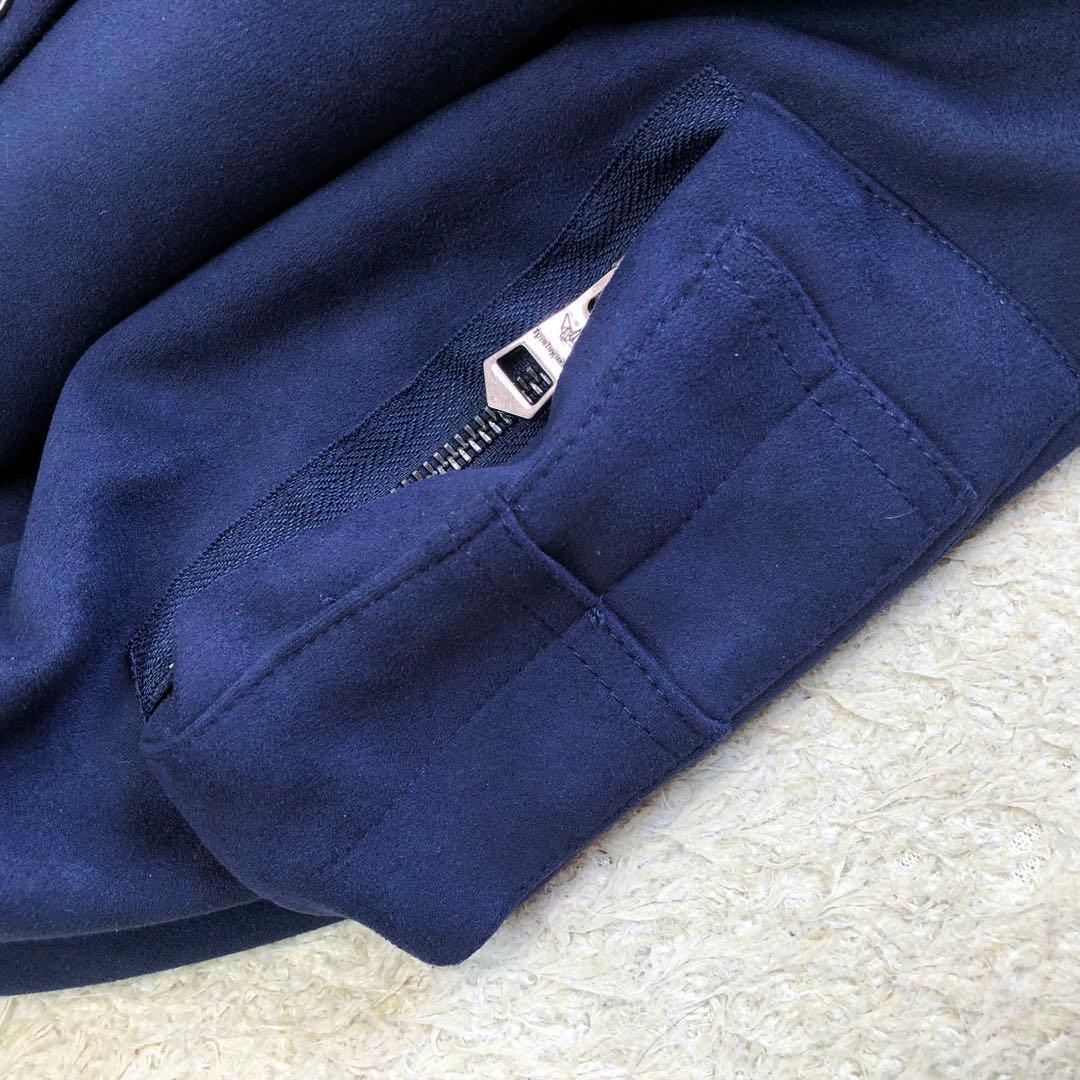 XL/美品⭐ウノピュウノウグァーレトレ N-3B フェイクスエード モッズコート