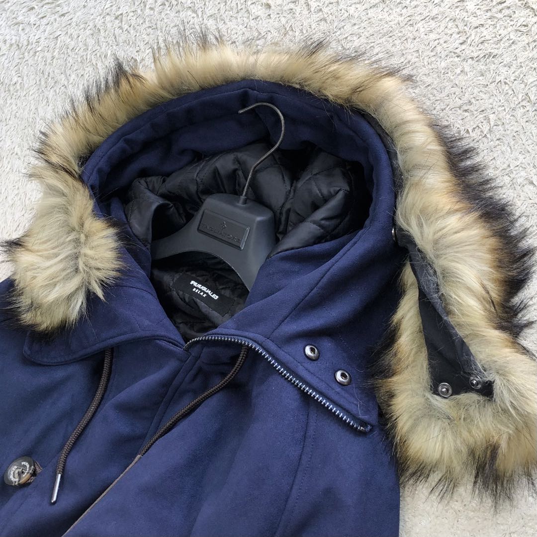 XL/美品⭐ウノピュウノウグァーレトレ N-3B フェイクスエード モッズコート