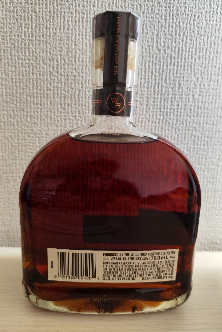 ★ウッドフォードリザーブ　ダブルオークド　750ml 45.2% Alc