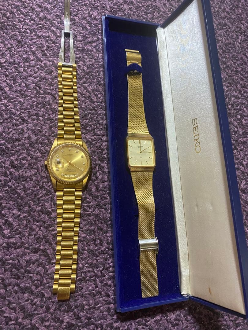 ま*ゆ様 遺品整理　 Montres & Seiko 時計2本セット