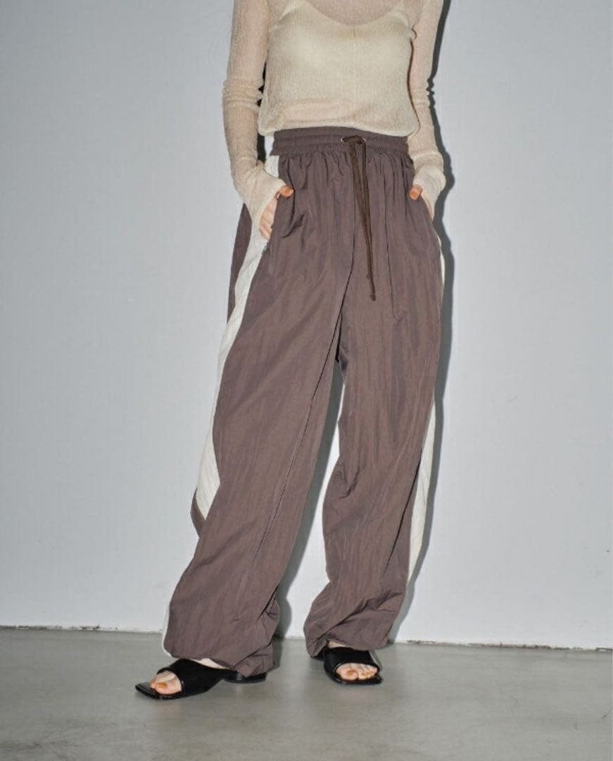 todayful／Nylon Line Pants