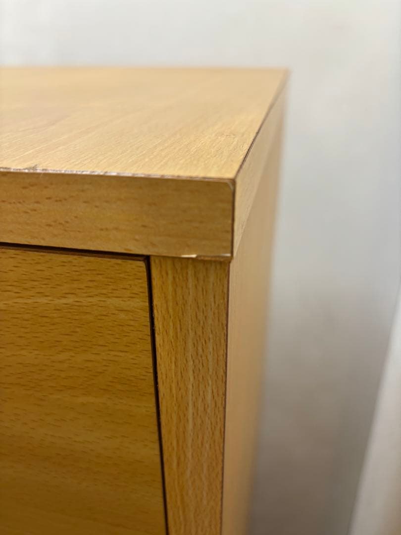 昭和レトロ家具　当時物　北欧風7段ハイチェスト　整理タンス