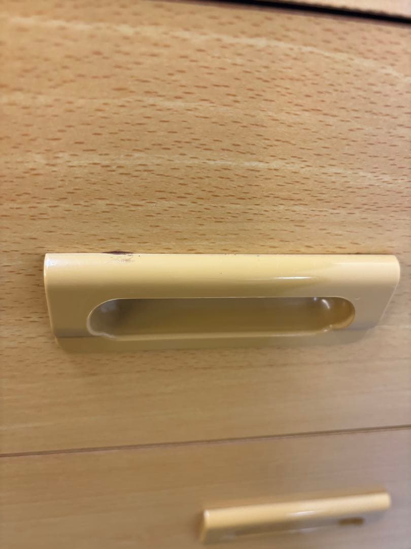 昭和レトロ家具　当時物　北欧風7段ハイチェスト　整理タンス