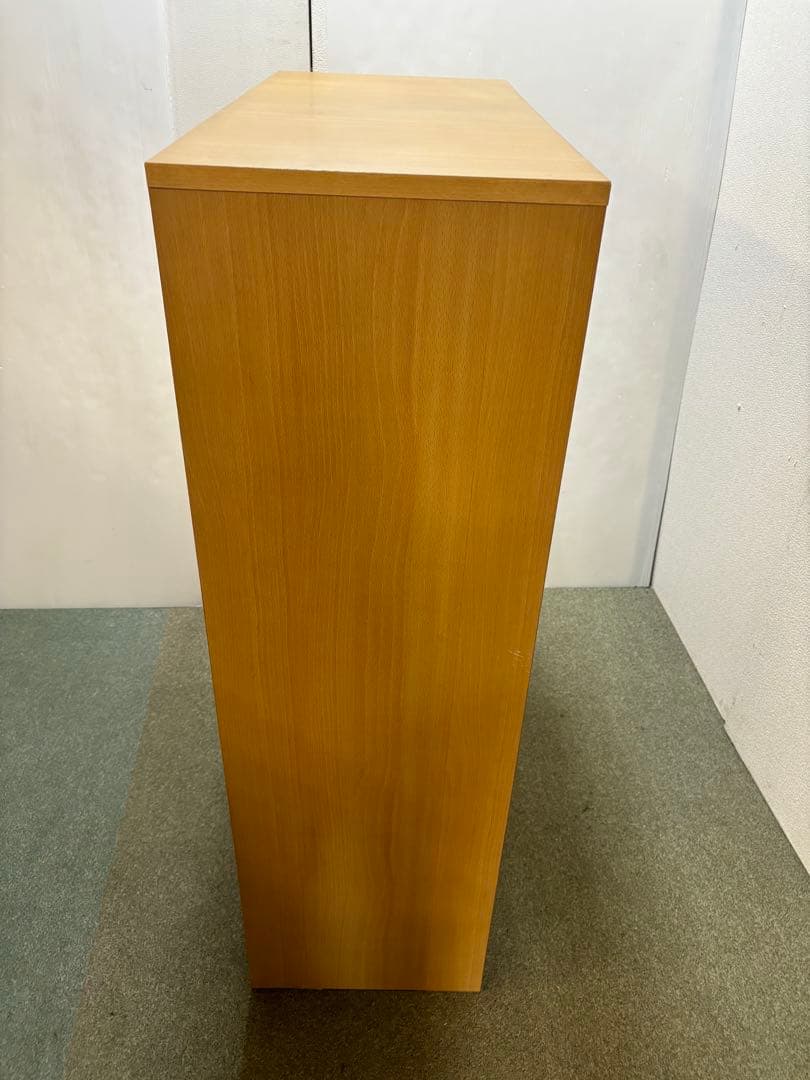 昭和レトロ家具　当時物　北欧風7段ハイチェスト　整理タンス