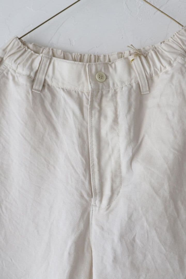 WORK　Linencottonサイドダーツパンツ