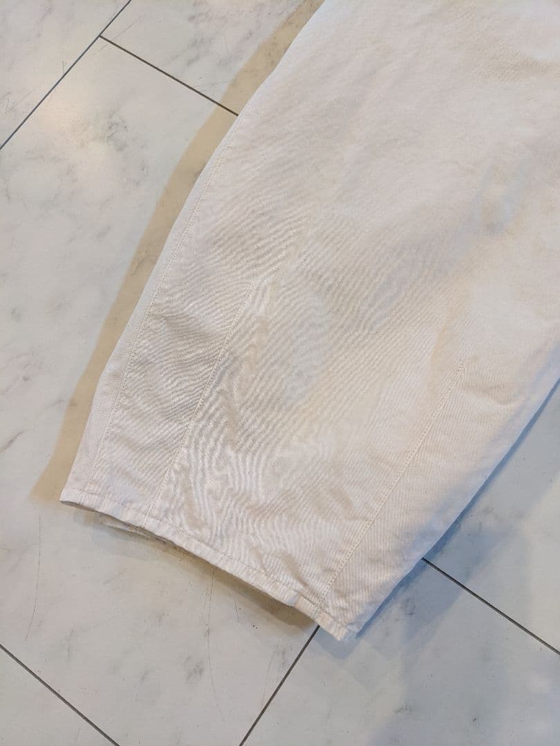 WORK　Linencottonサイドダーツパンツ