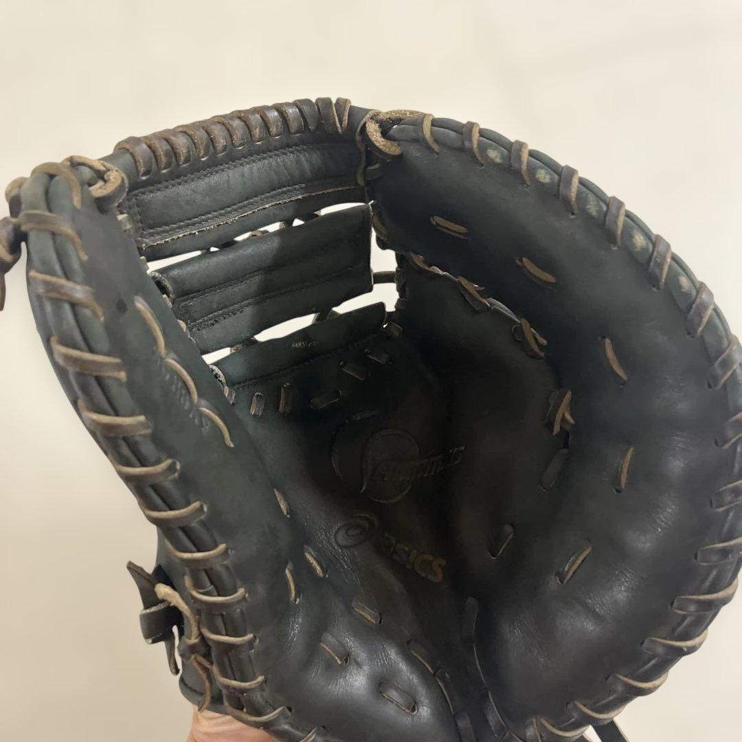 asics 硬式グローブ 黒ファーストミット 値下げ交渉⭕️