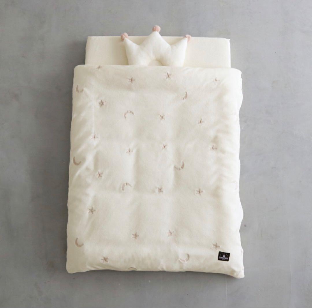 PUPPAPUPO ベビー布団セット ミニサイズ 枕無し 防水シーツ付き