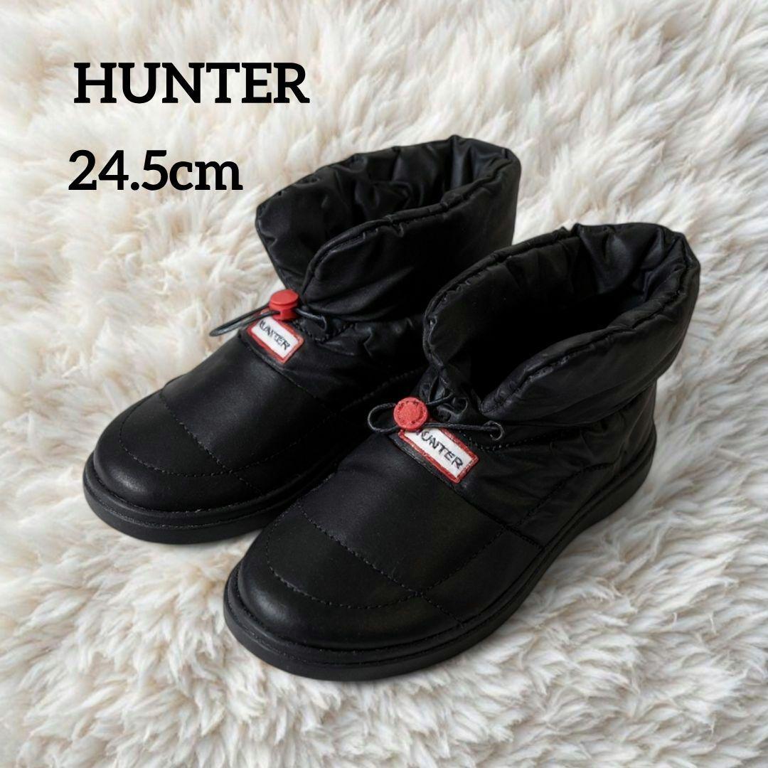 【美品】HUNTER イン アウト コージー パフ サイドベント ブーティー