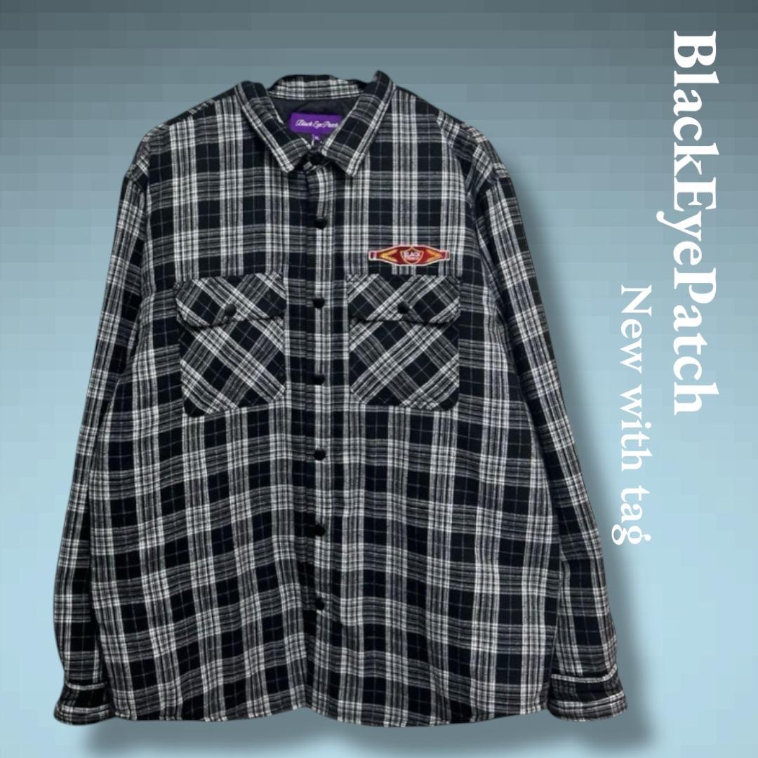 WurtS新品 ブラックアイパッチ キルティングカバーオール