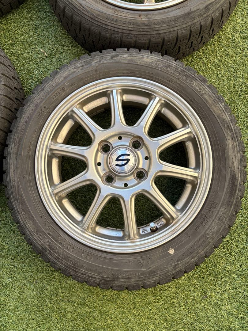155/65r14 スタッドレスタイヤ＆ホイールセット