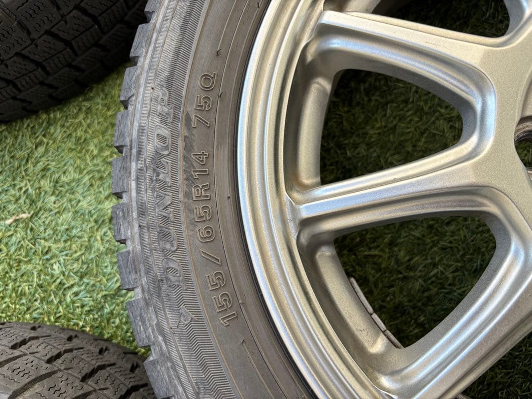 155/65r14 スタッドレスタイヤ＆ホイールセット