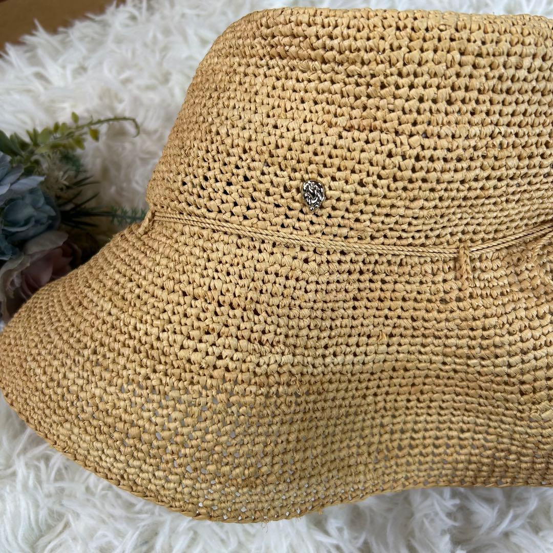 美品★素敵です♪ヘレンカミンスキー 麦わら帽子 ハット 箱・袋付き