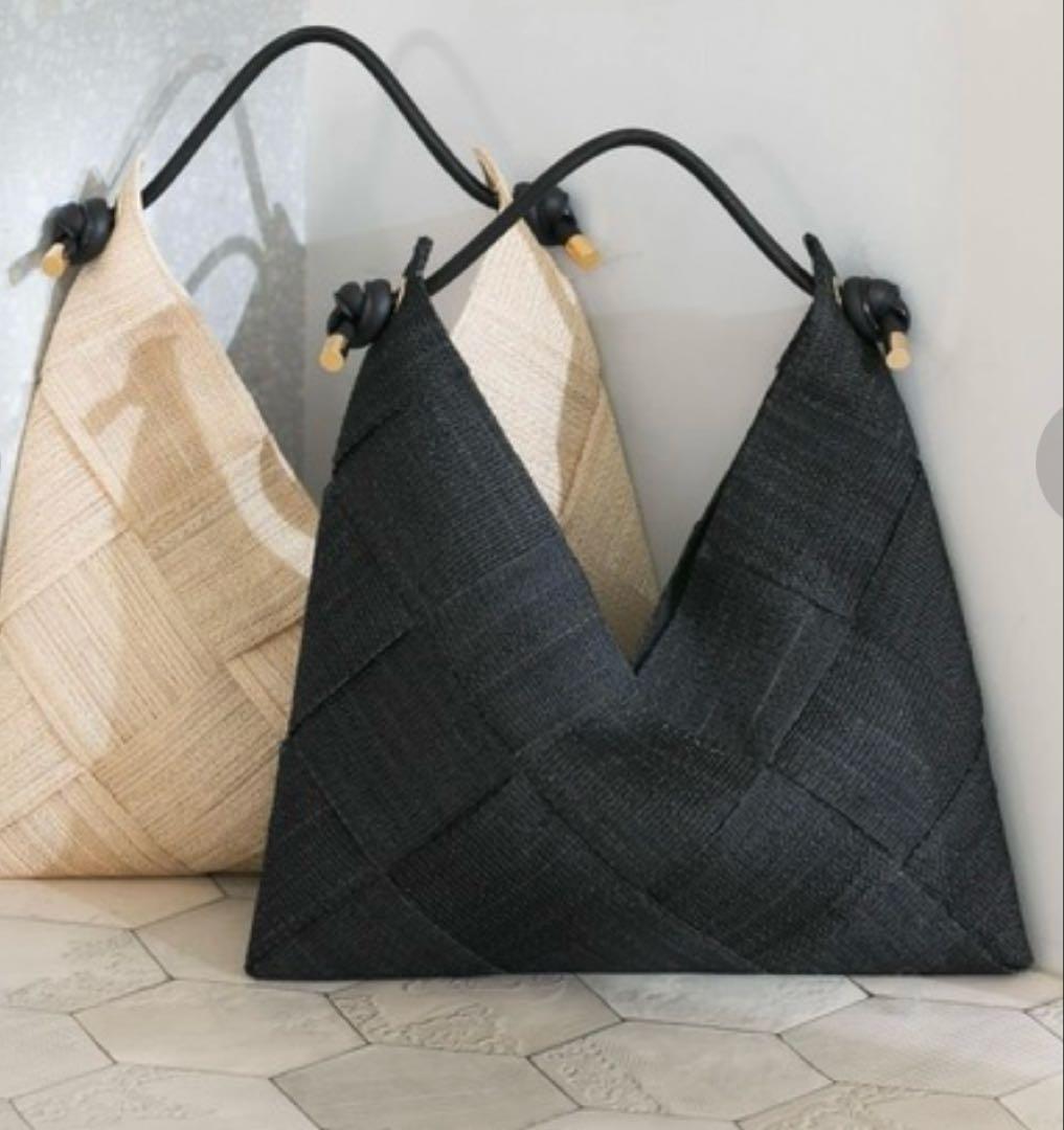 VIOLA d’ORO アバカメッシュバッグ　ブラック