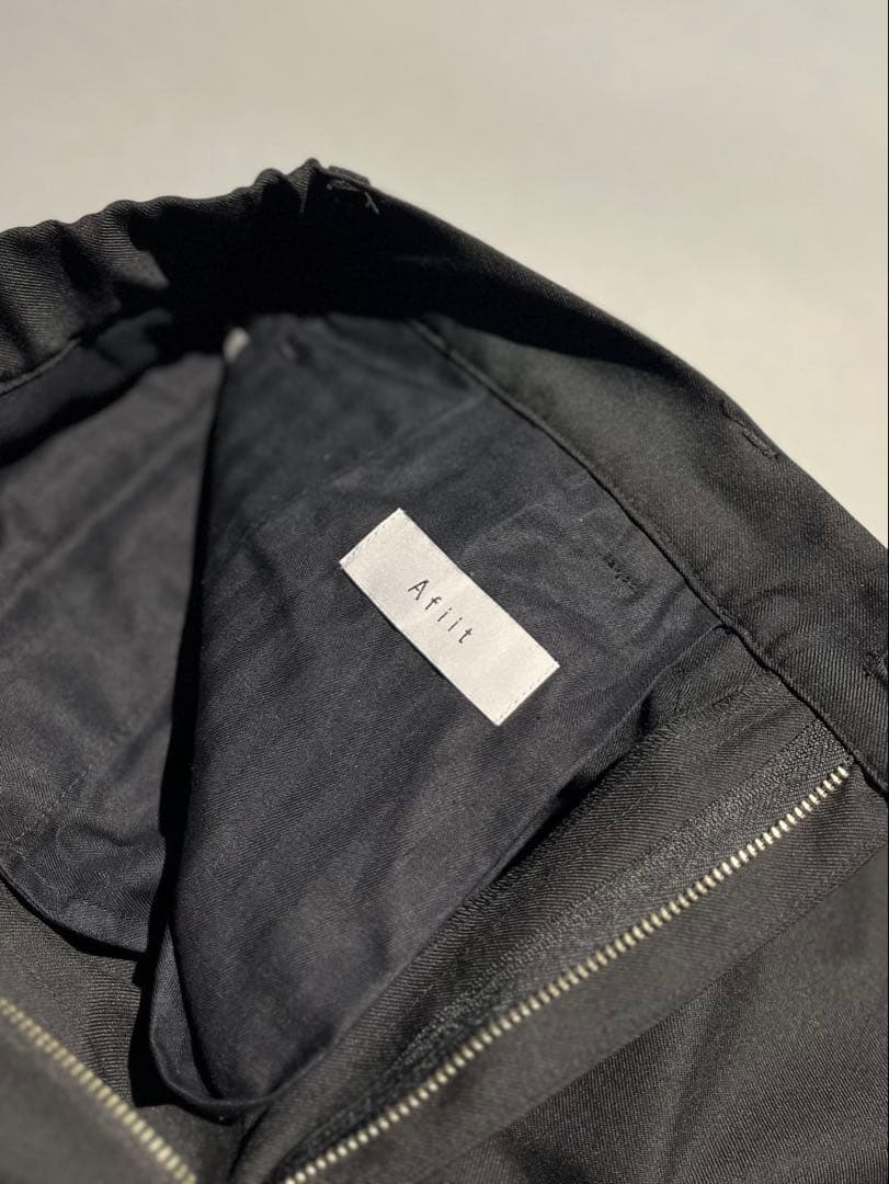 Afiit 3TACK SLACKS FI-17 ブラック スラックス 1