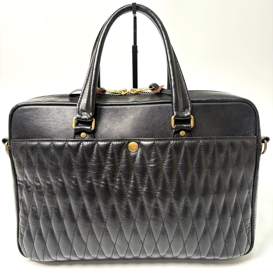 【日本製】COSTOM WORKS ZON レザー ブリーフケース 2way