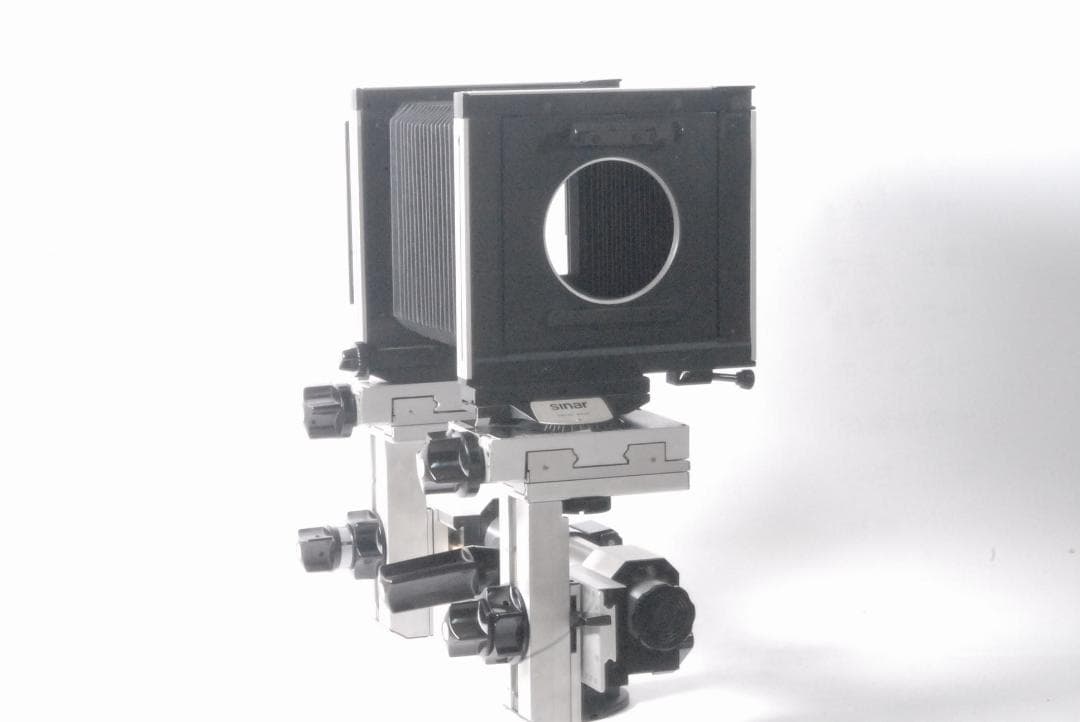 ジナーp 4x5・フィルムホルダー・袋蛇腹・大判カメラ ケース付き良品