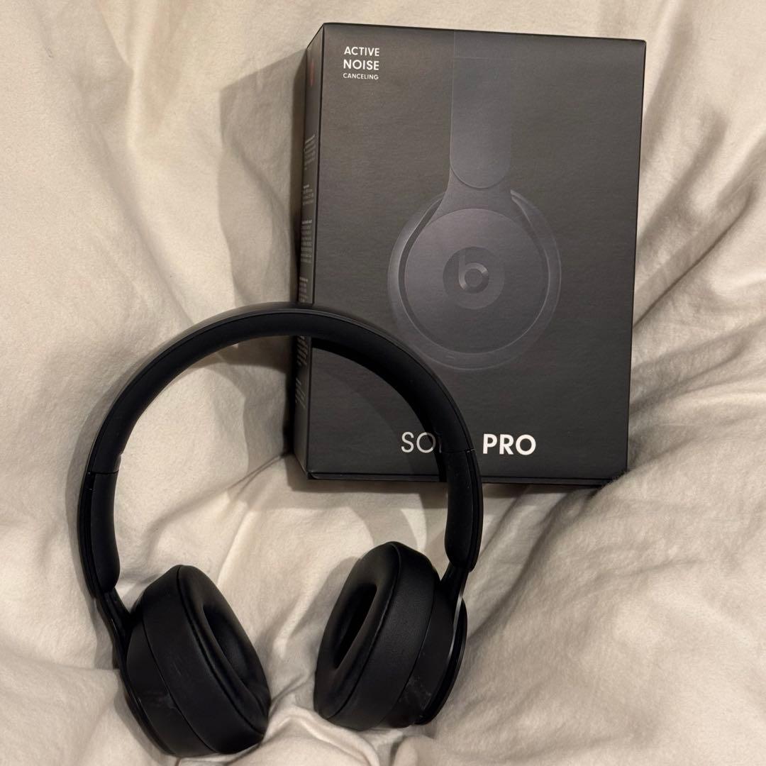 Beats Solo Pro ブルートゥース ヘッドホン ワイヤレス ブラック