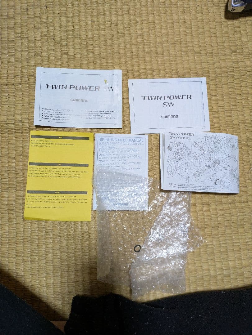 TWIN POWER SW 6000XGスピニングリール　ラインセット