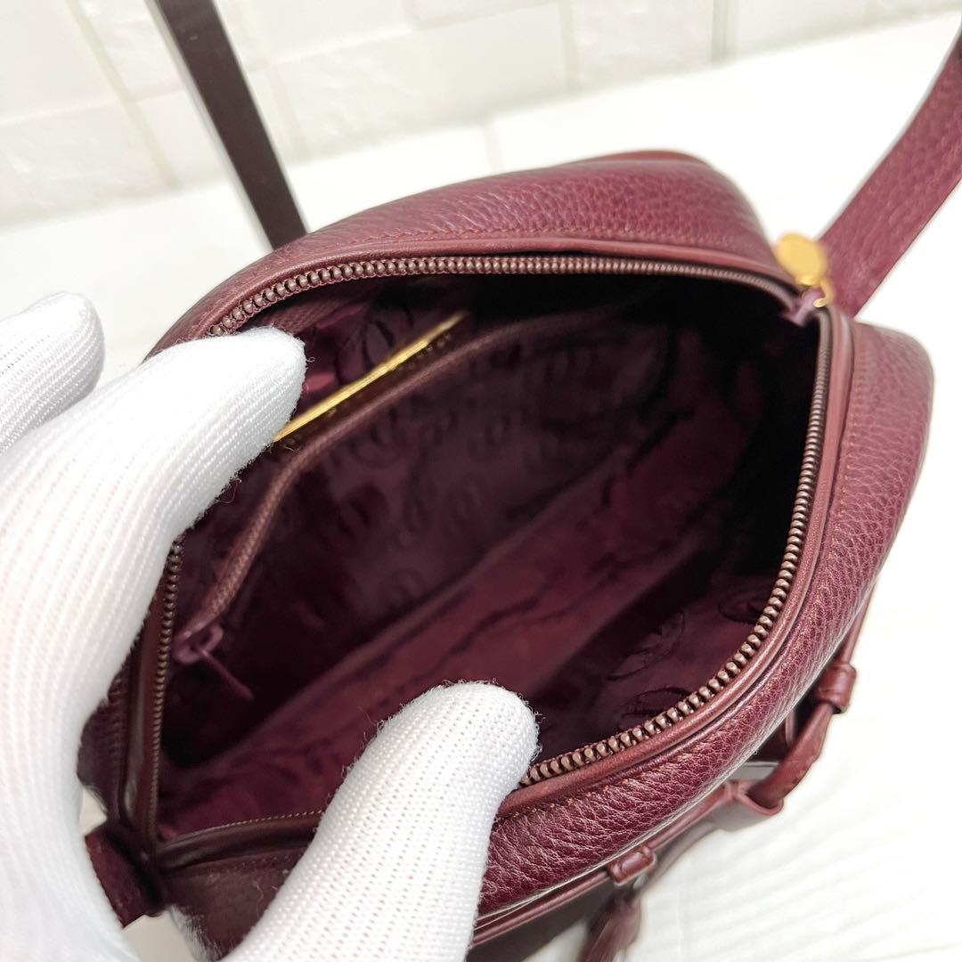 ✨上美品✨☘️Cartier☘️✨ショルダーバッグ✨マストライン✨ボルドー✨