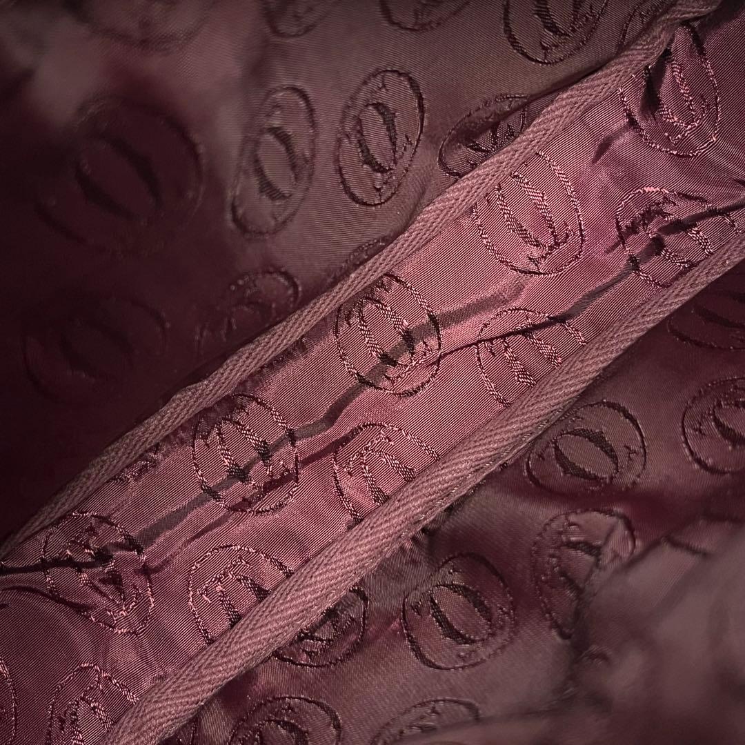 ✨上美品✨☘️Cartier☘️✨ショルダーバッグ✨マストライン✨ボルドー✨