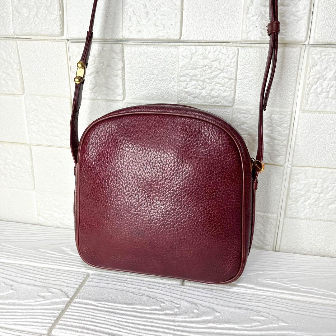 ✨上美品✨☘️Cartier☘️✨ショルダーバッグ✨マストライン✨ボルドー✨