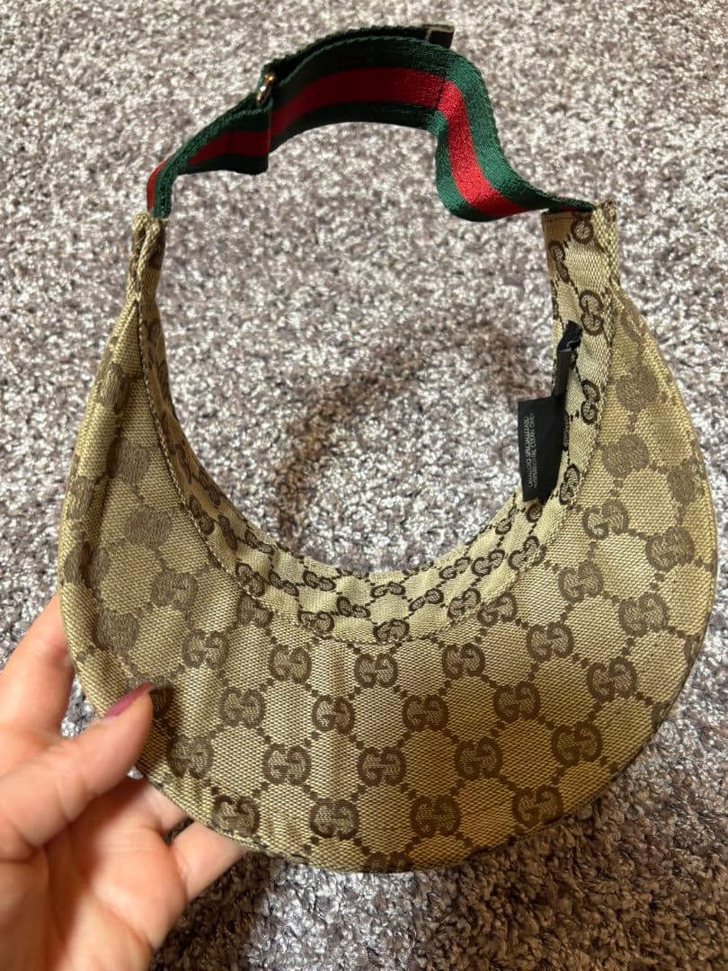 GUCCI GGパターン サンバイザー　正規品　ゴルフに！サイズS
