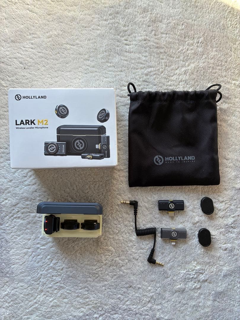 極美品HOLLYLAND LARK M2 Combo ワイヤレスマイク付属品完備