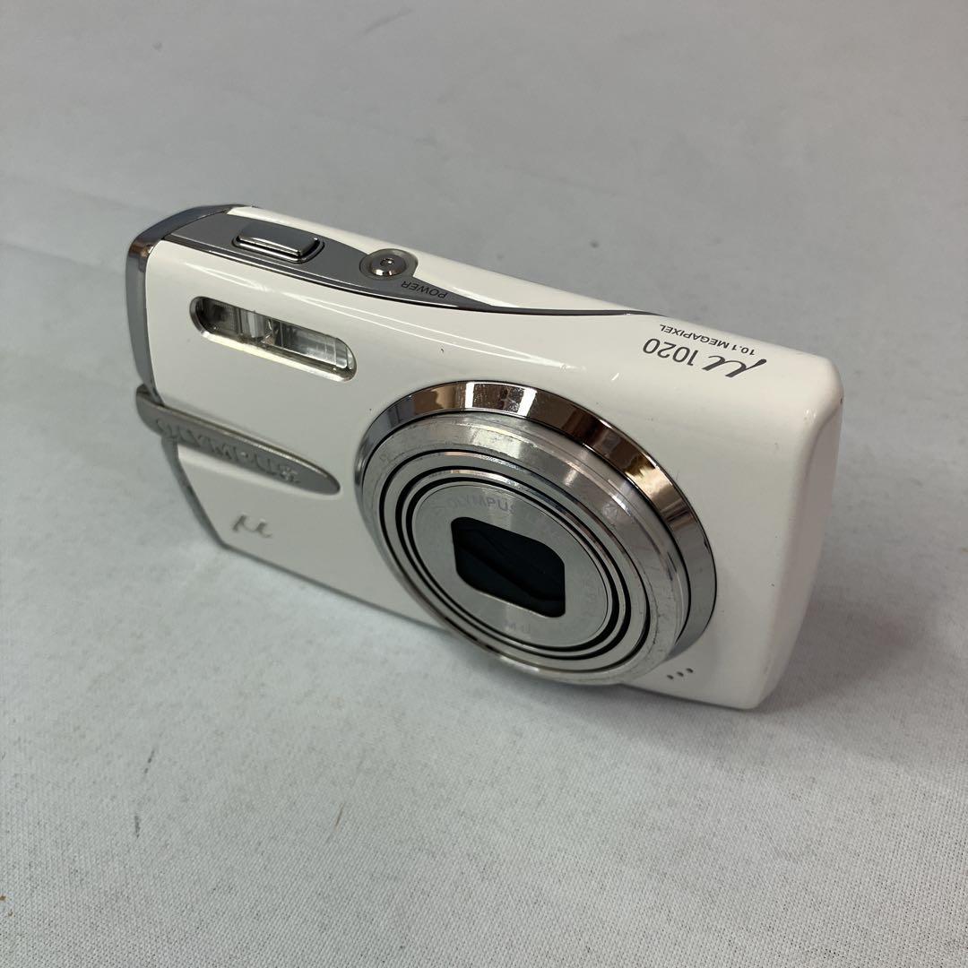 ≪美品≫OLYMPUSデジカメ u1020 ホワイト 充電器付き 1010万画素