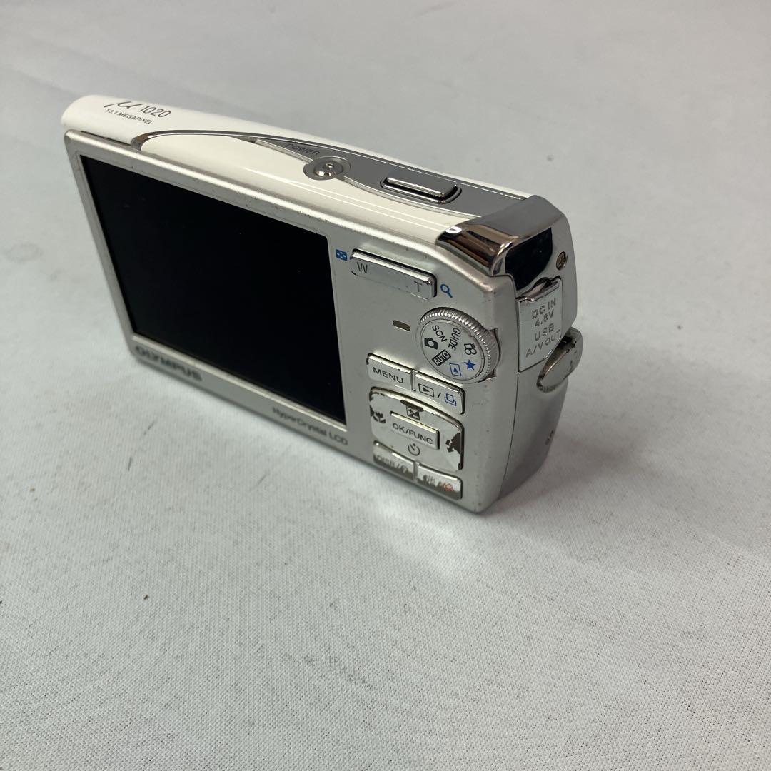 ≪美品≫OLYMPUSデジカメ u1020 ホワイト 充電器付き 1010万画素
