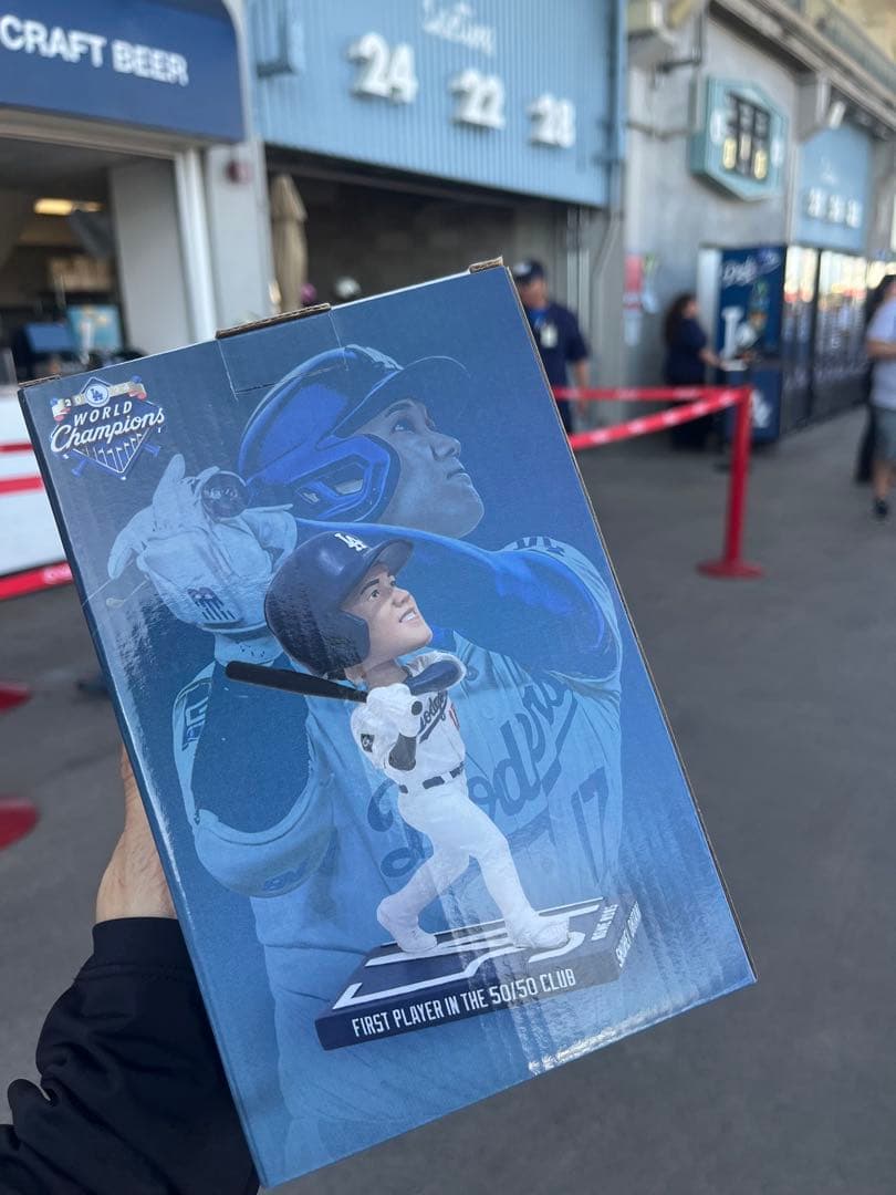 ドジャース　大谷翔平　50/50ボブルヘッド　8/27来場者配布品