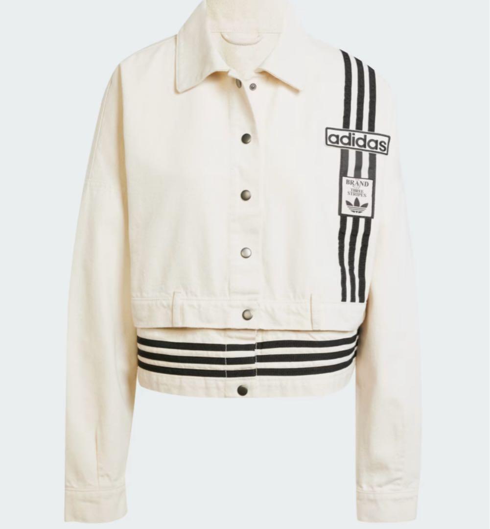 希少4XL⭐️adidasアディブレイク デニム2-IN-1 トラックトップ 白