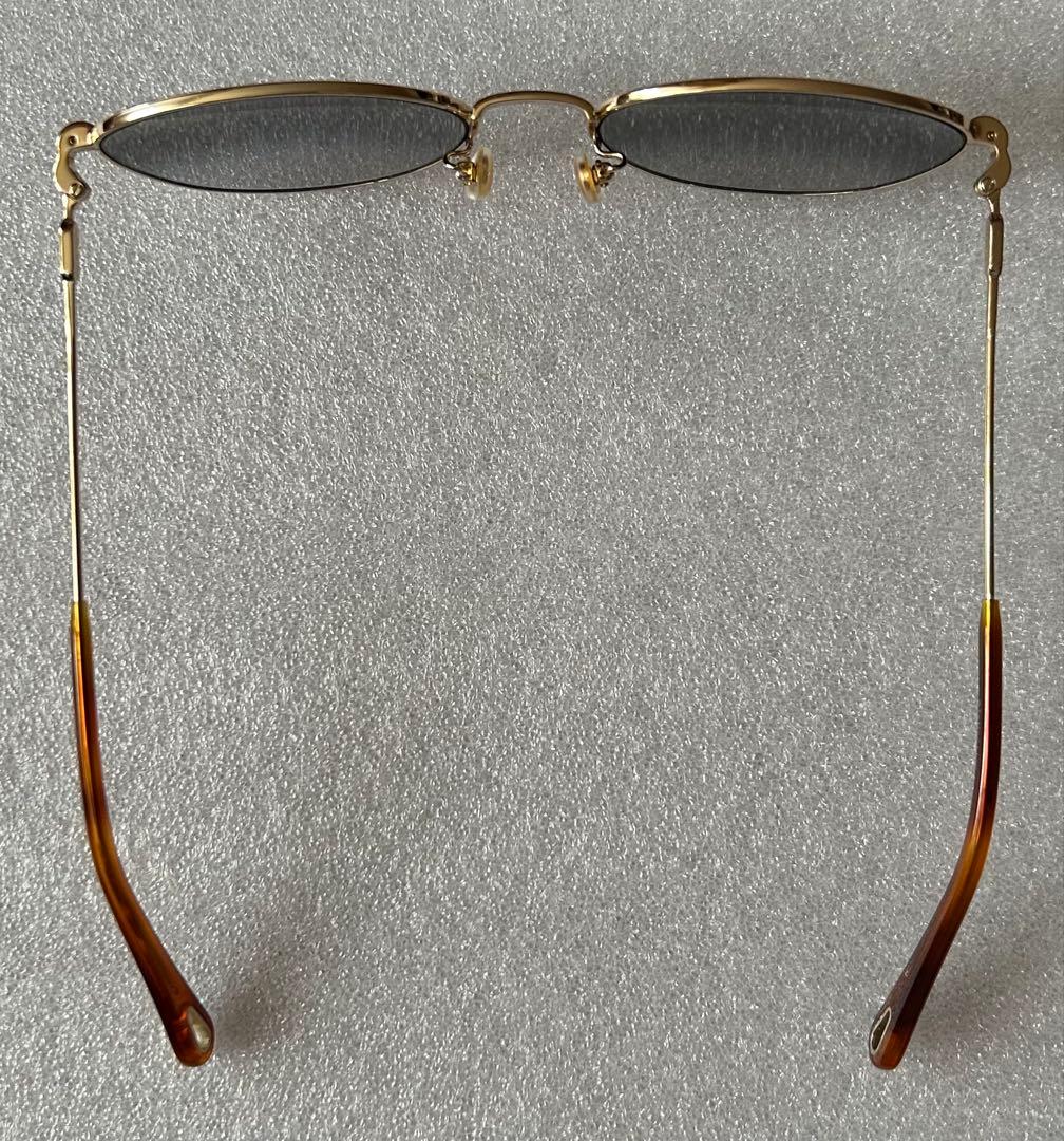 Chloe クロエ サングラス メンズ&レディース (ブラック系×ゴールド系)