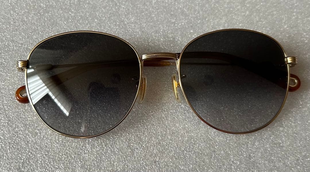 Chloe クロエ サングラス メンズ&レディース (ブラック系×ゴールド系)