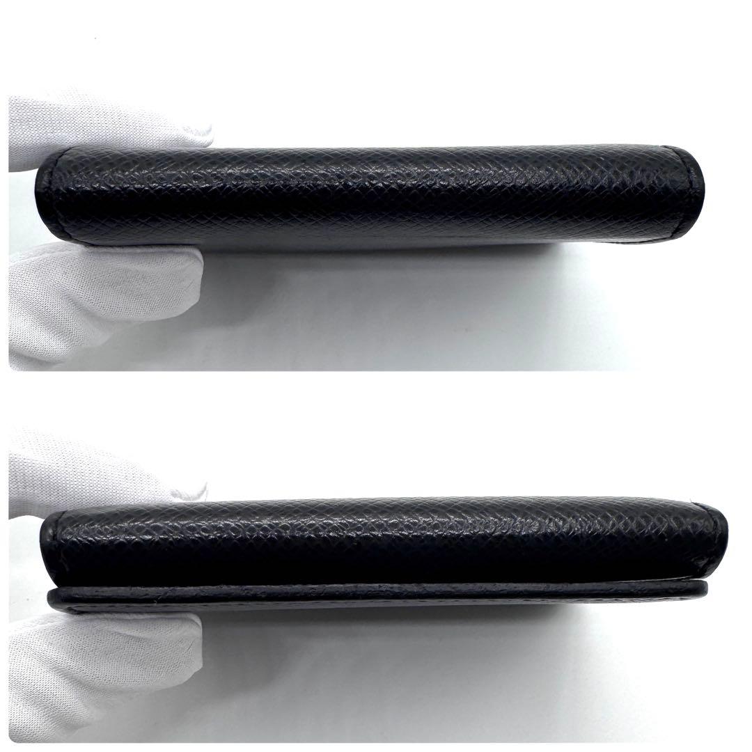 美品✨ルイヴィトン　名刺入れ　タイガ　アンヴェロップ　カルトドゥ　ヴィジット　黒