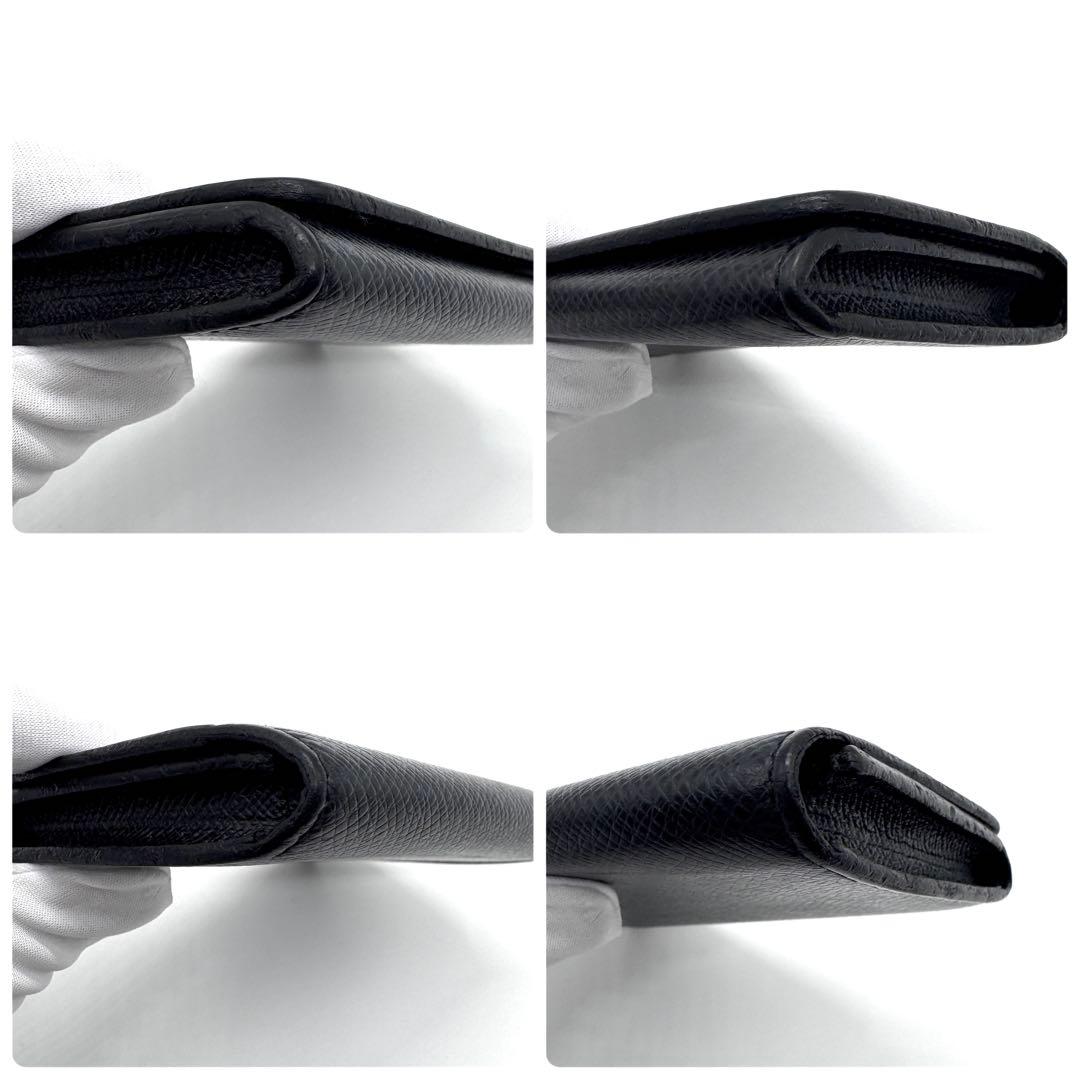 美品✨ルイヴィトン　名刺入れ　タイガ　アンヴェロップ　カルトドゥ　ヴィジット　黒