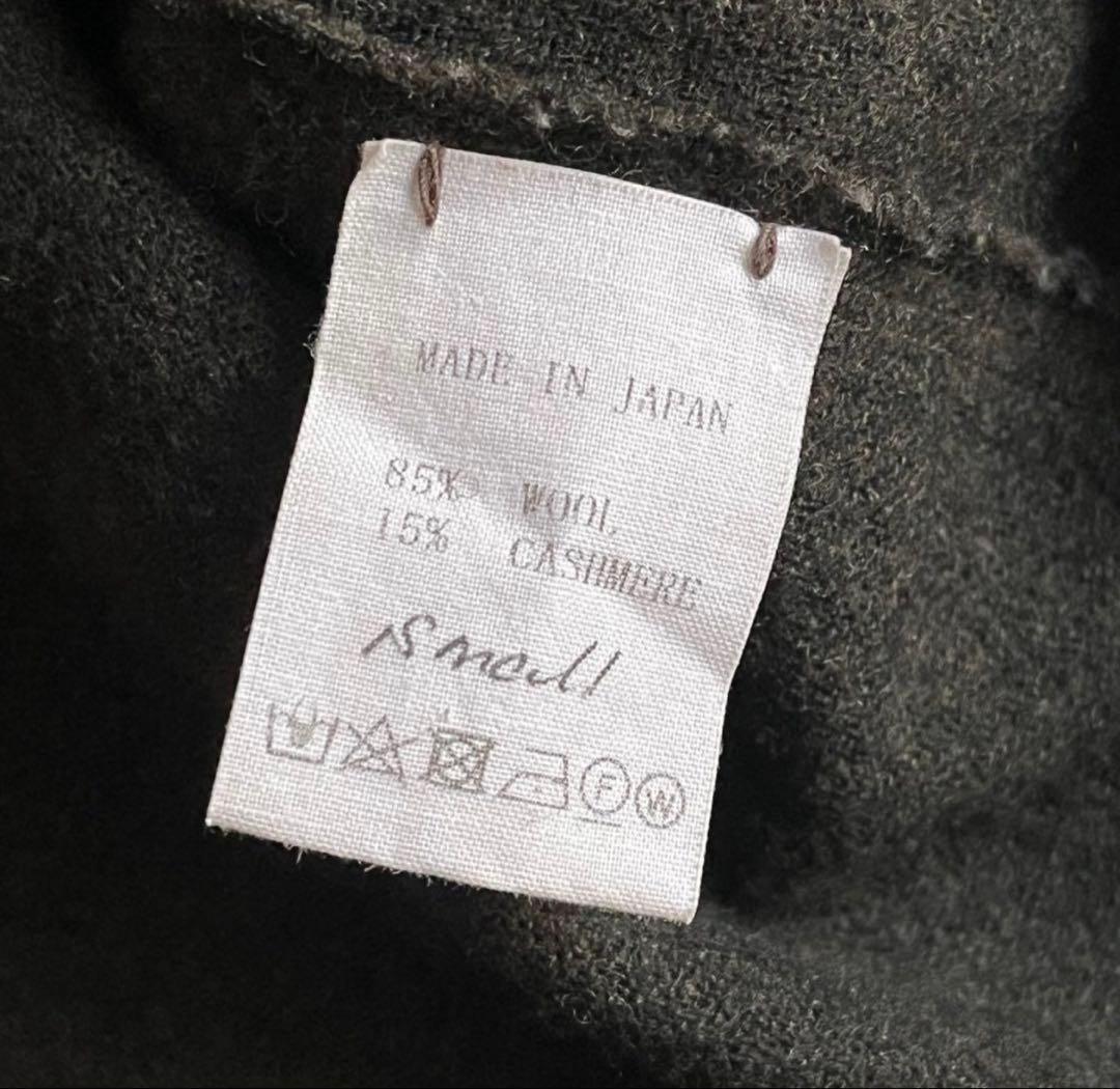 kaval コットン　カシミヤ　カットソー　切りっぱなし