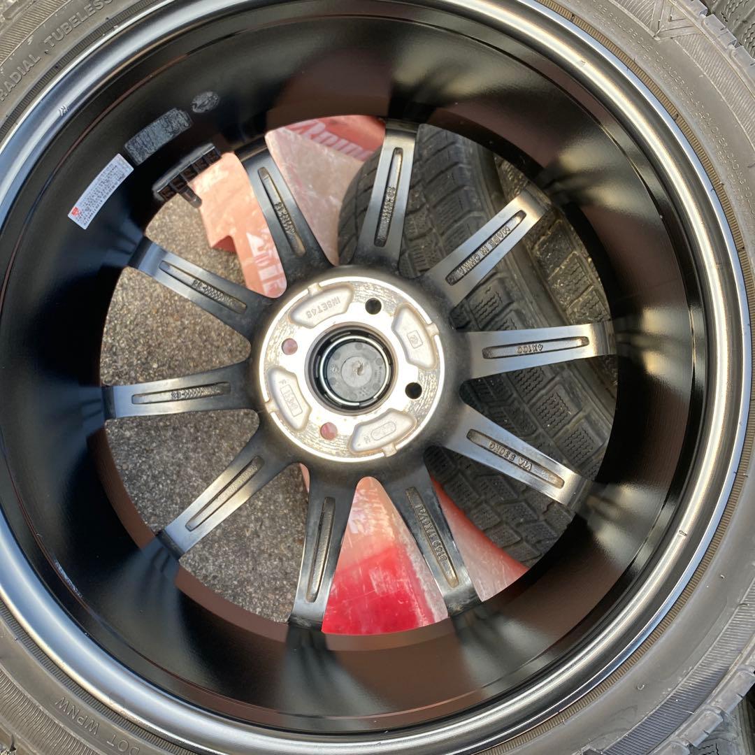 ◇中古205/45R17+ブラックホイールセット、　アクア、ヤリス、スイフト