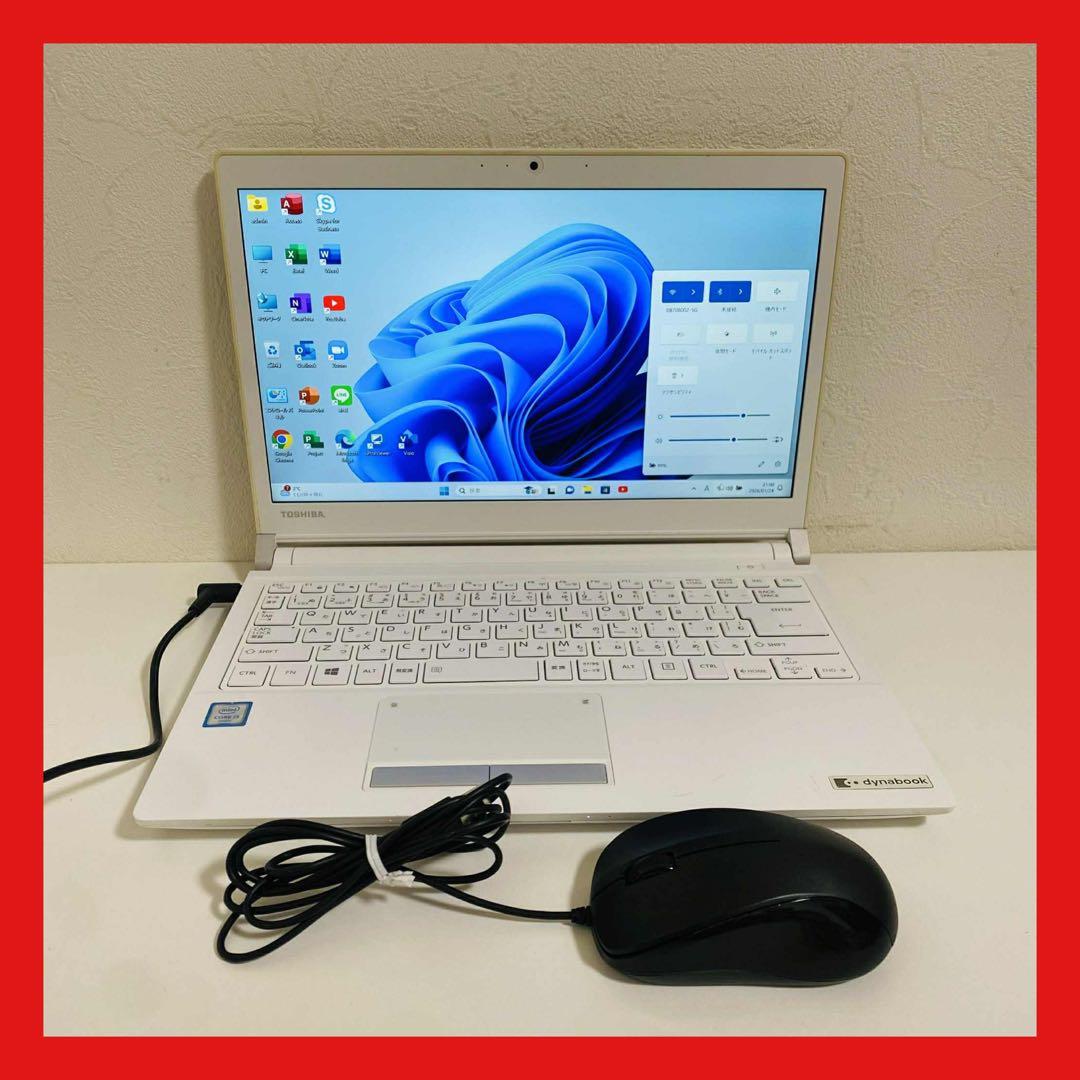 Y51 TOSHIBAノートパソコンSSD第6世代Windows11オフィス付き