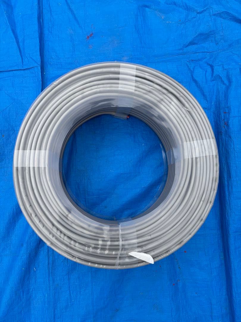 VVFケーブル 3×2.0mm 100m グレー