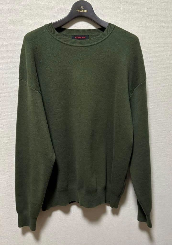 S*s様 CABaN コットンカシミヤクルーネックニット L