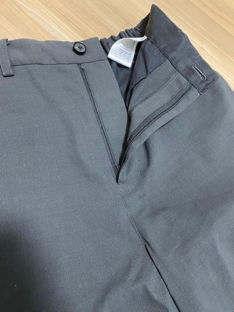 [極美品]Cornier コルニエ ワイドパンツ チャコール サイズS 洗濯可能