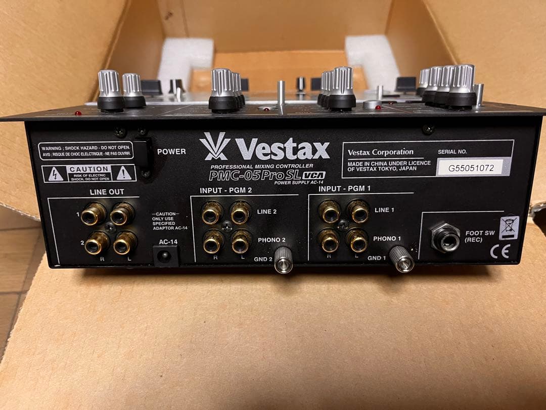 美品　メンテナンス済み　VESTAX PMC-05PROSL VCA