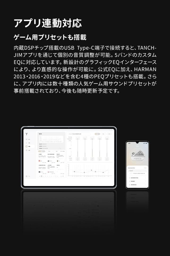あ*め様 TANCHJIM x EFFECT AUDIOコラボFORCE 有線イ