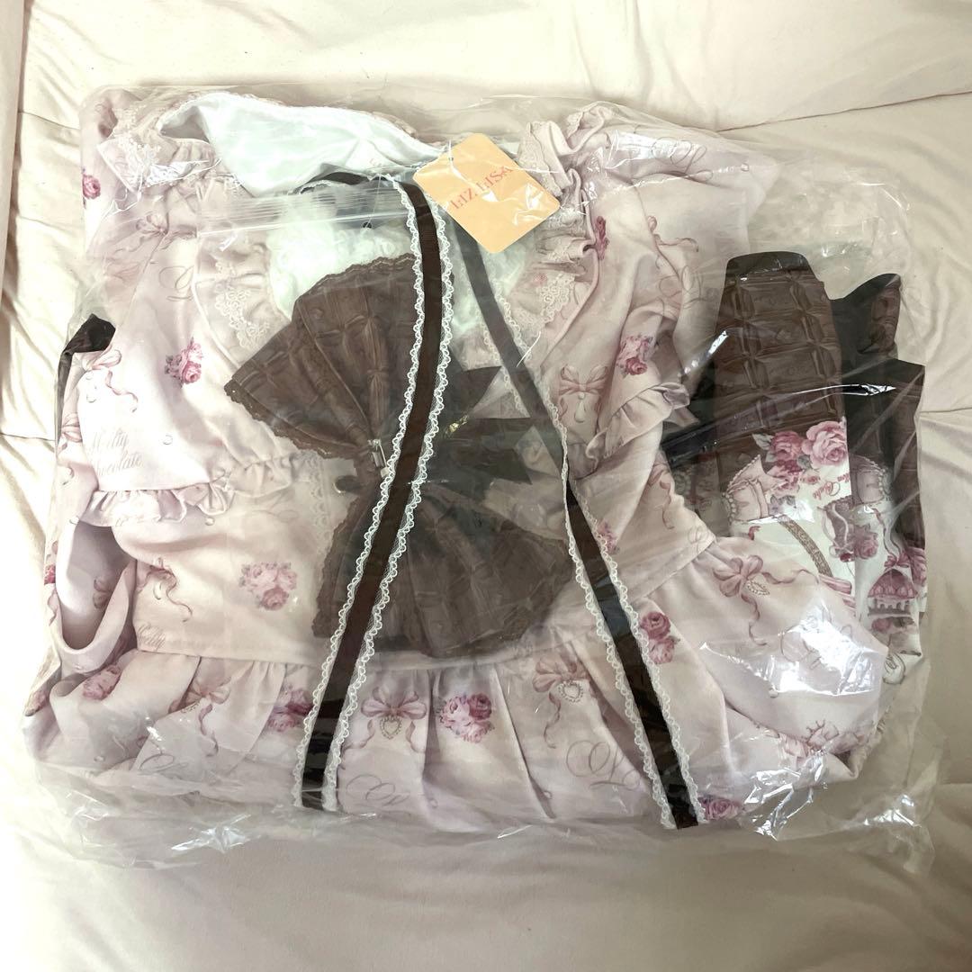 新作 リズリサ Melty Chocolateワンピース ピンク