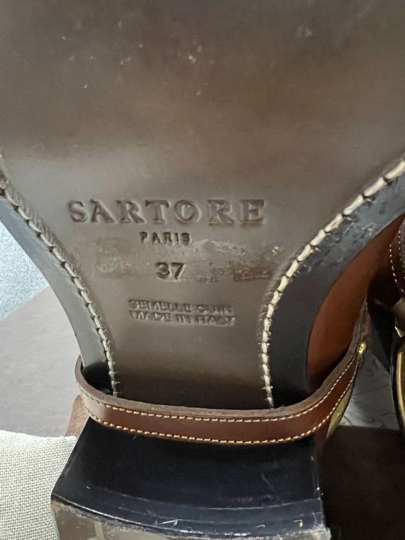 SARTORE（サルトル）ロングブーツ/ブラウン/サイズ37/