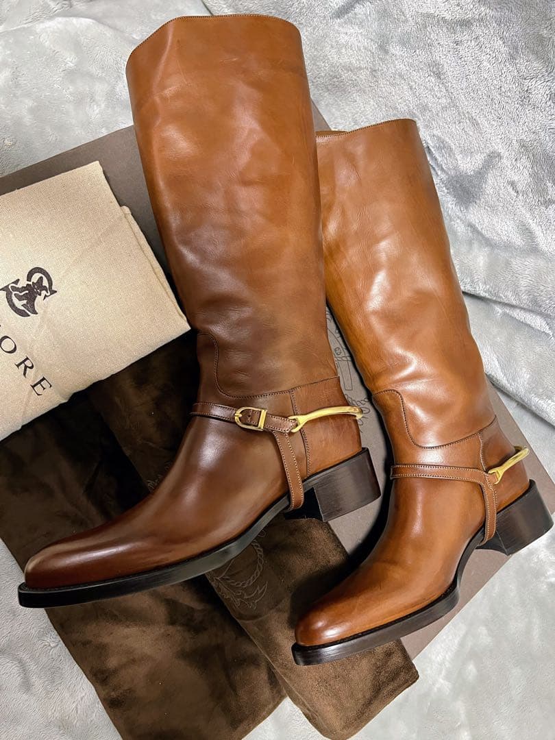 SARTORE（サルトル）ロングブーツ/ブラウン/サイズ37/