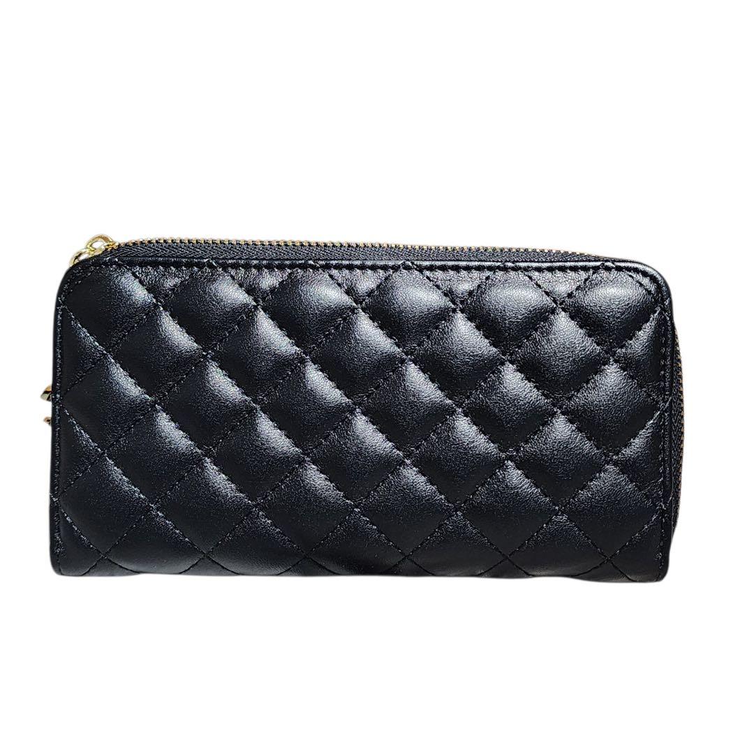 R*N様 CHANEL　長財布　ラウンドジップ　キルティング　ノベルティ